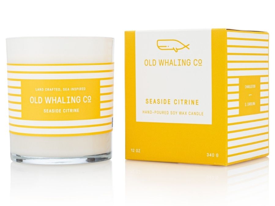 Seaside Citrine Candle