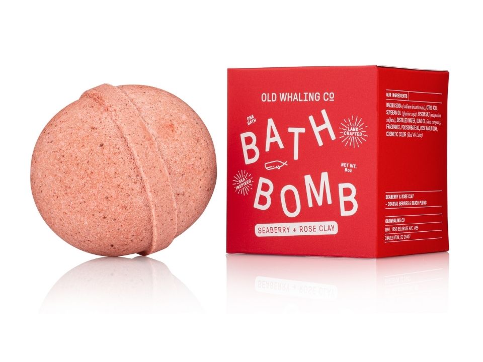 Seaberry & Rose Clay Bath Bomb