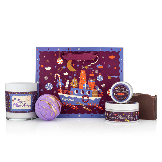 Sugar Plum Ferry Holiday Gift Bag Case Pack