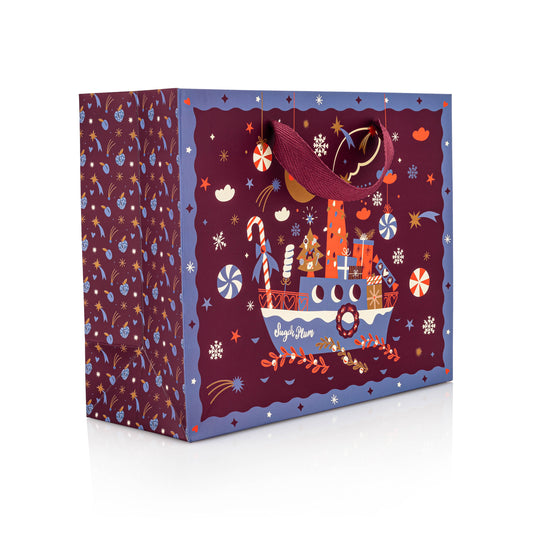 Sugar Plum Ferry Holiday Gift Bag Case Pack